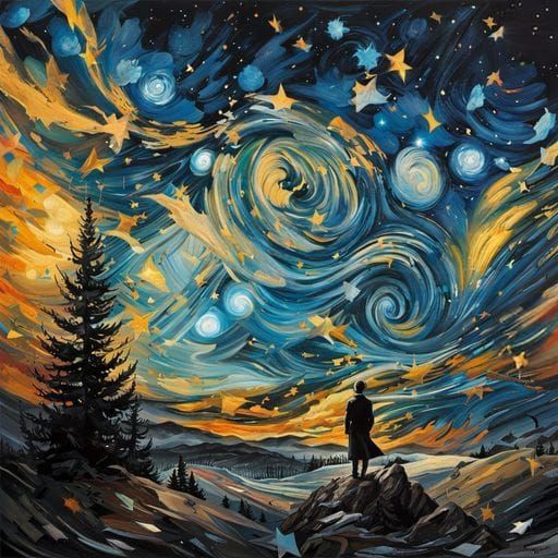 Starry Night Dream - AI Generated Artwork - NightCafe Creator