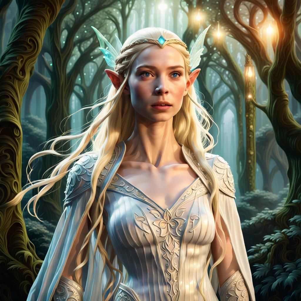 Elf Galadriel - Ai Generated Artwork - Nightcafe Creator