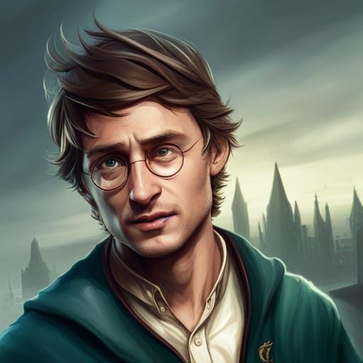 Harry Potter portrait - AI Generated Artwork - NightCafe Creator