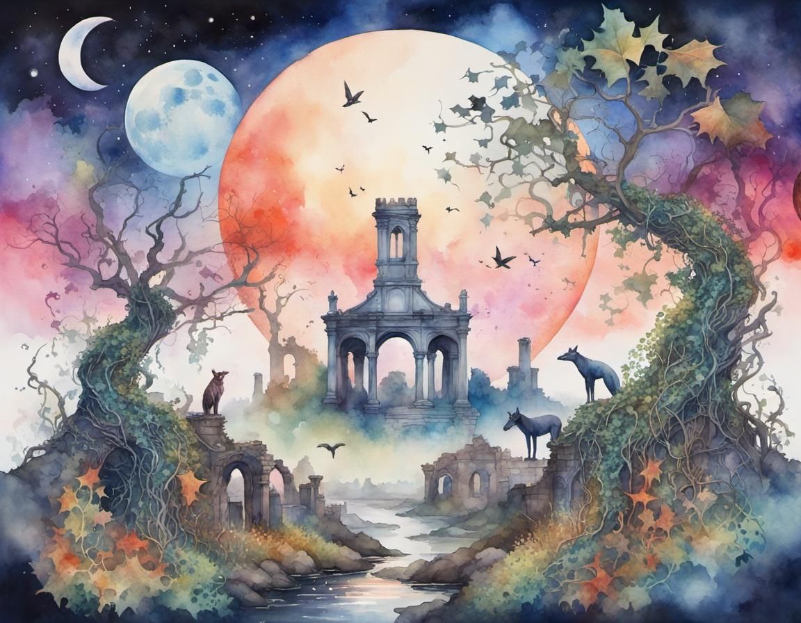 Ruins  by @SlothFatale