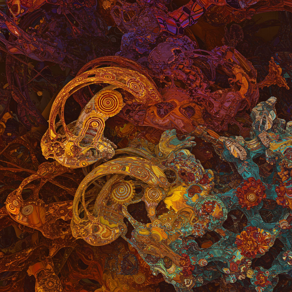 Australian Fractal Exotic Elegance