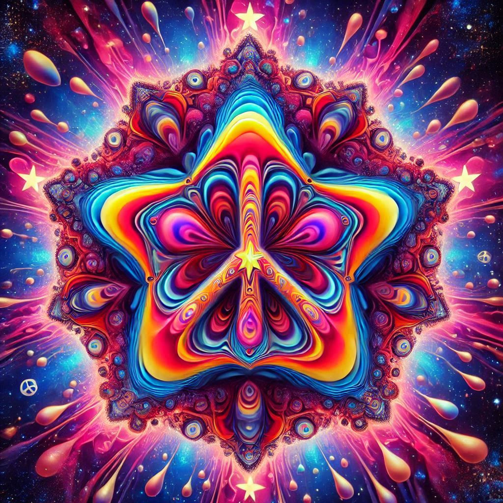 Psychedelic Peace Sign