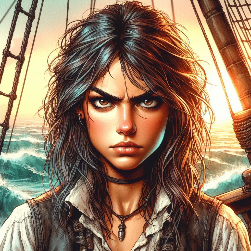 She seems.... irritated .....