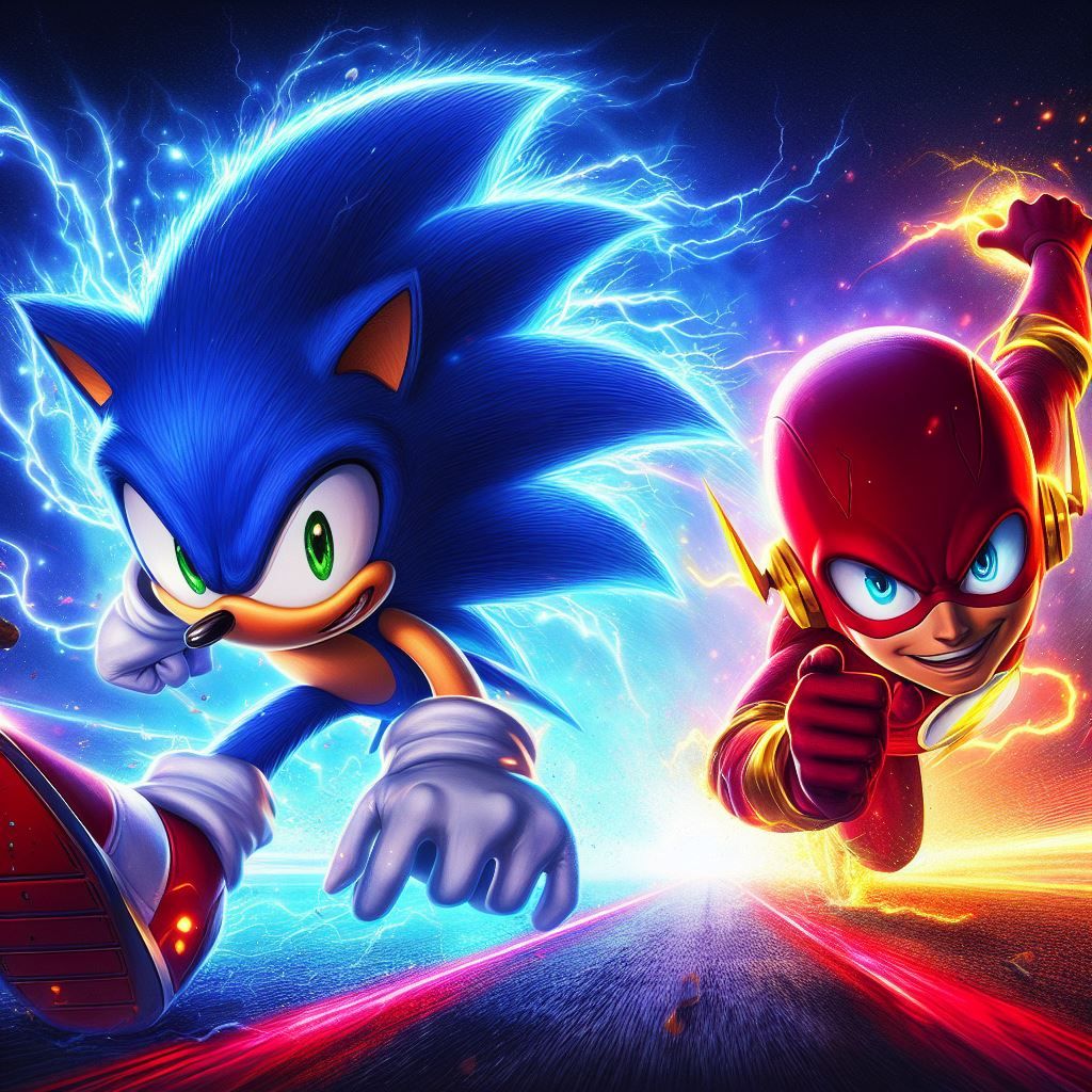 Sonic vs the Flash: who's faster?