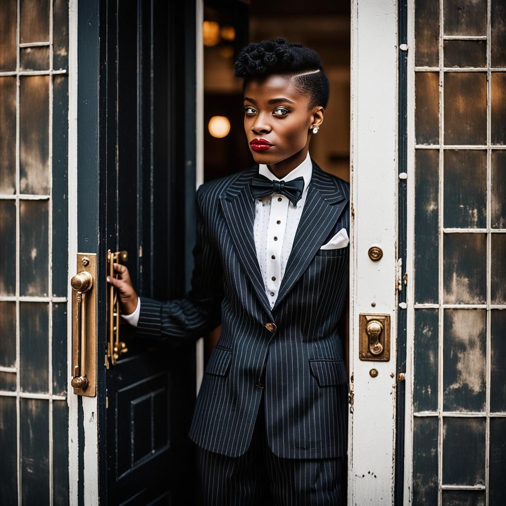 Dapper stud in a suit