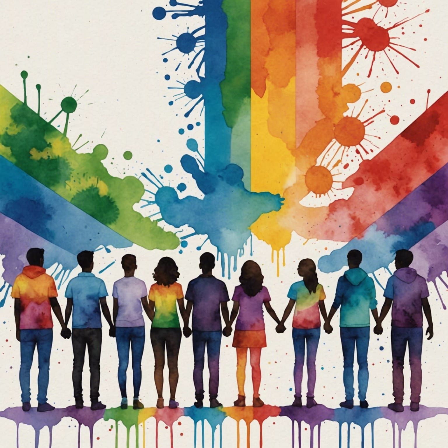 United we stand hand in hand  by @viisipuu