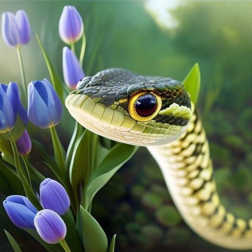 Garden & Snake 03