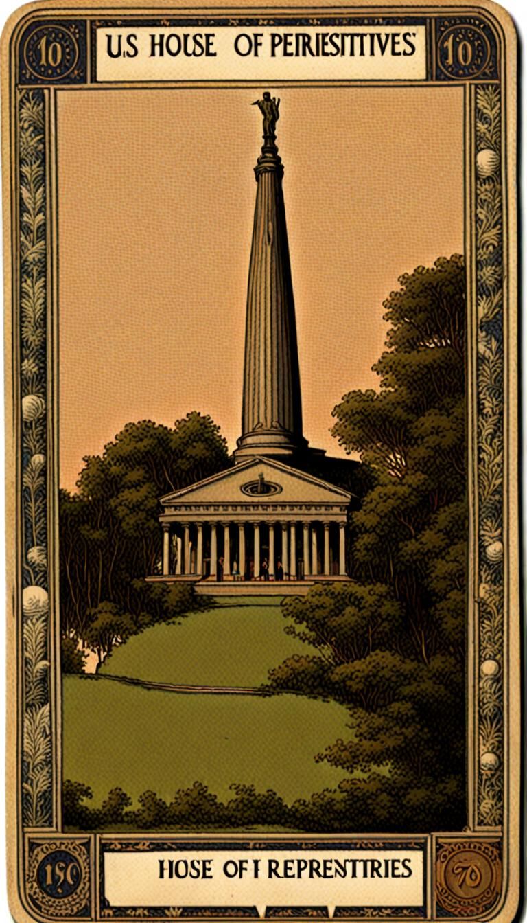 US House of Representatives tarot card 