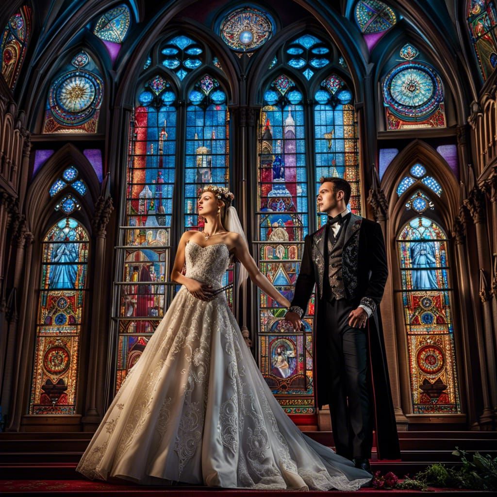 Wedding in The Gothic Church #9