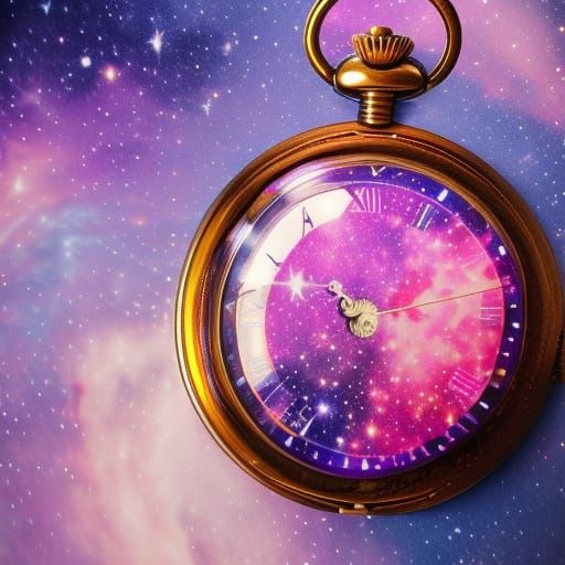 Cosmic Pocket Watch  by @Space Boss