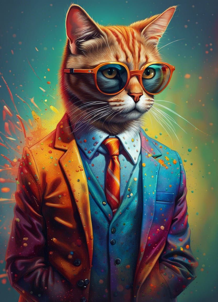 Gato fino - AI Generated Artwork - NightCafe Creator