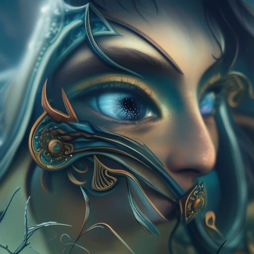 The most beautiful eye - AI Generated Artwork - NightCafe Creator