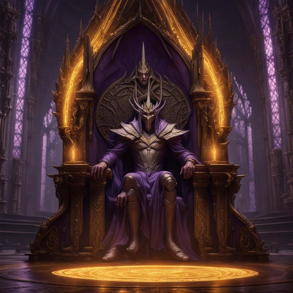 Sauron at his throne - AI Generated Artwork - NightCafe Creator