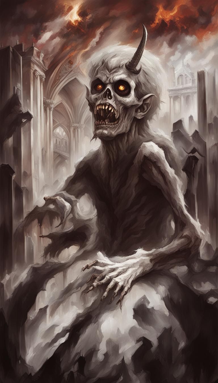 Devil Enemy of the Dark Age, decomposed, dismal Creation, de...