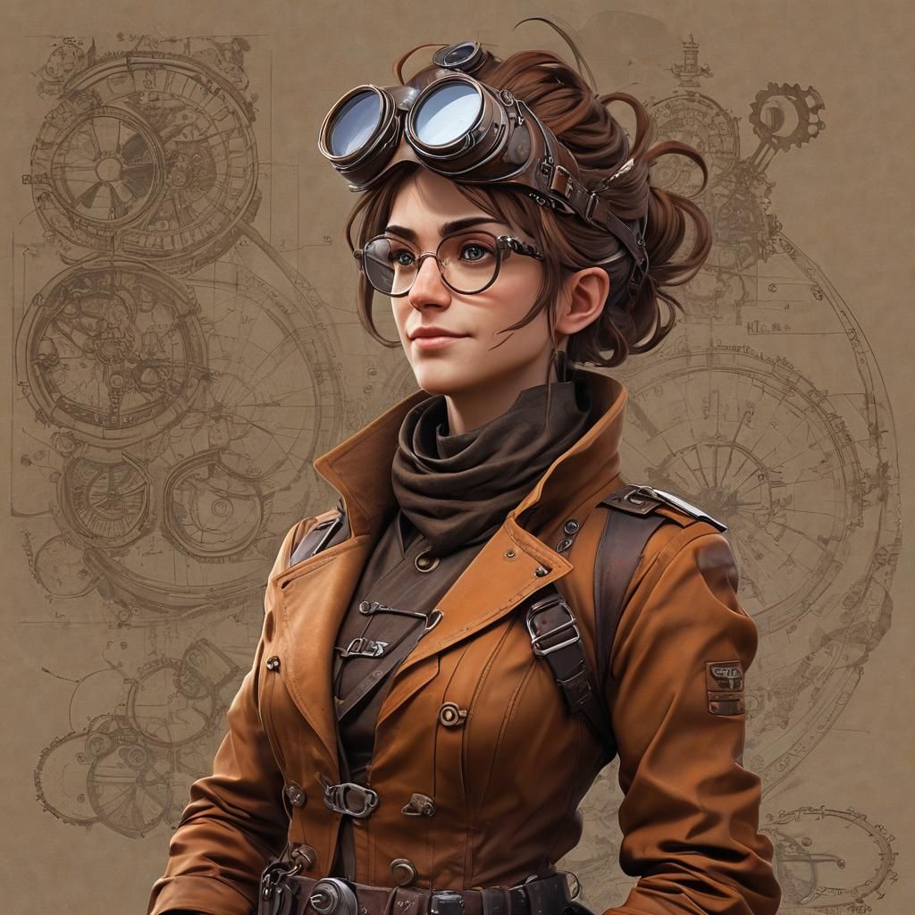 Steampunk Engineer  by @Terri Tales