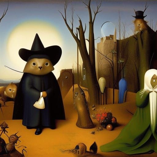 Hedgehog - a famous necromancer, tied a bow to the vampire 
...