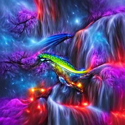 galaxy waterfall