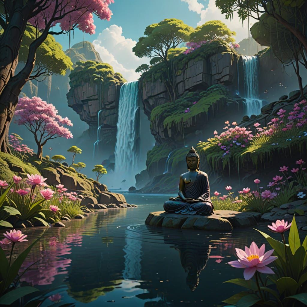 Buddha  by @Lio Titos