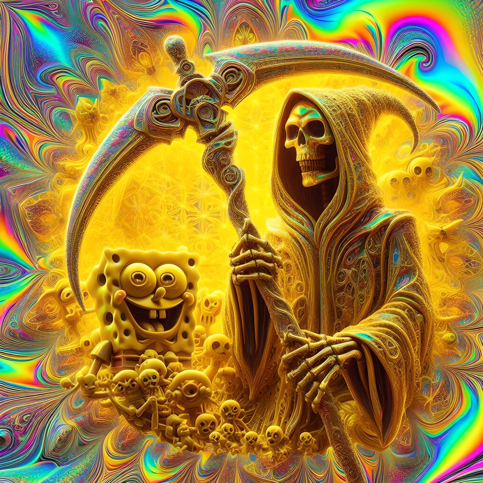 SpongeBob and The Grim Reaper