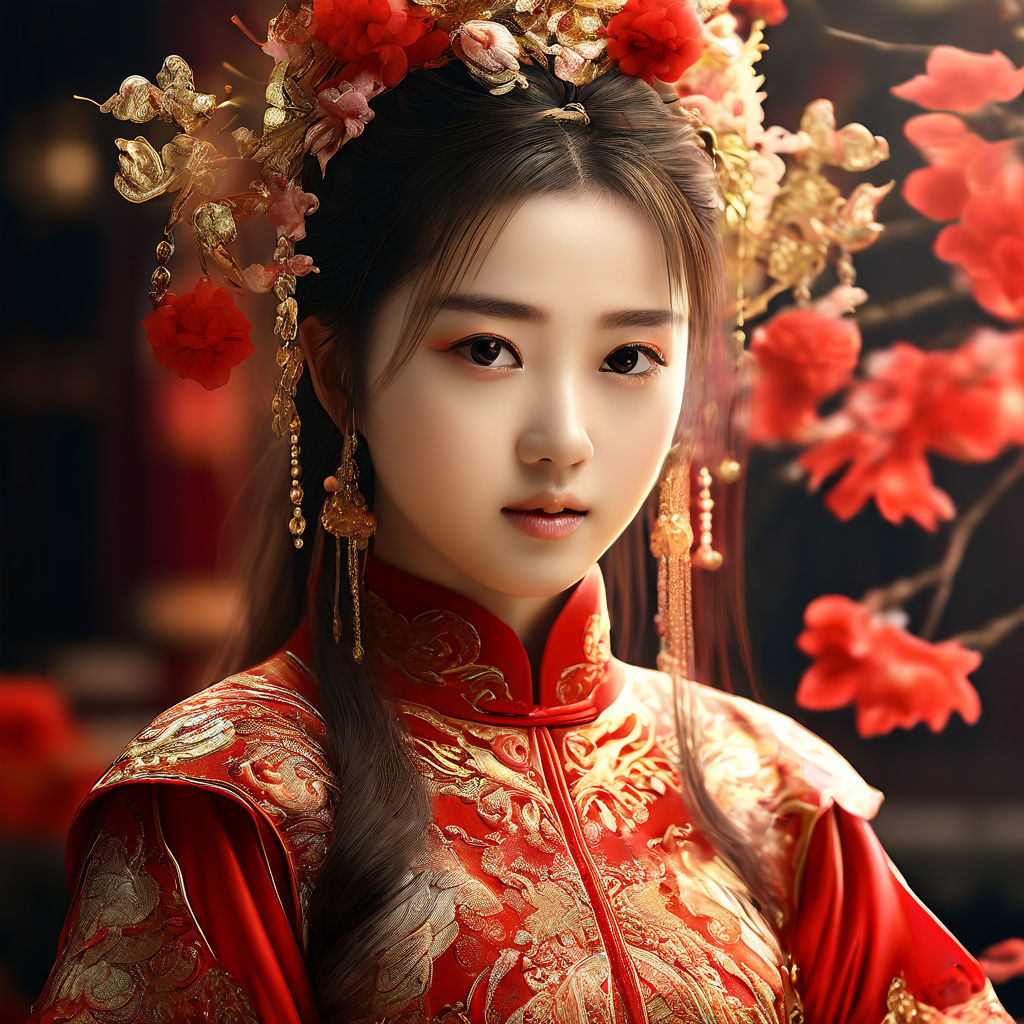 Beautiful young Chinese girl