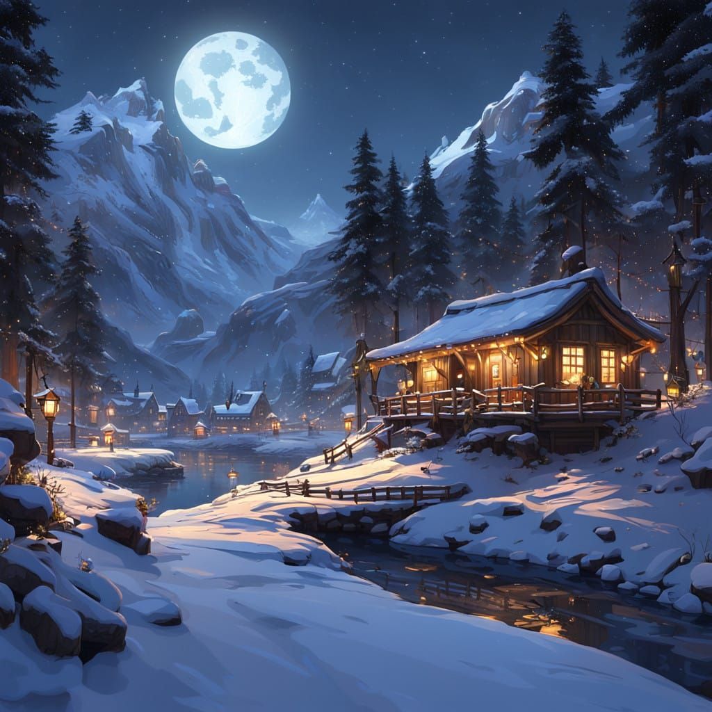 Aurora Christmas: A Winter Night’s Dream  by @nictis