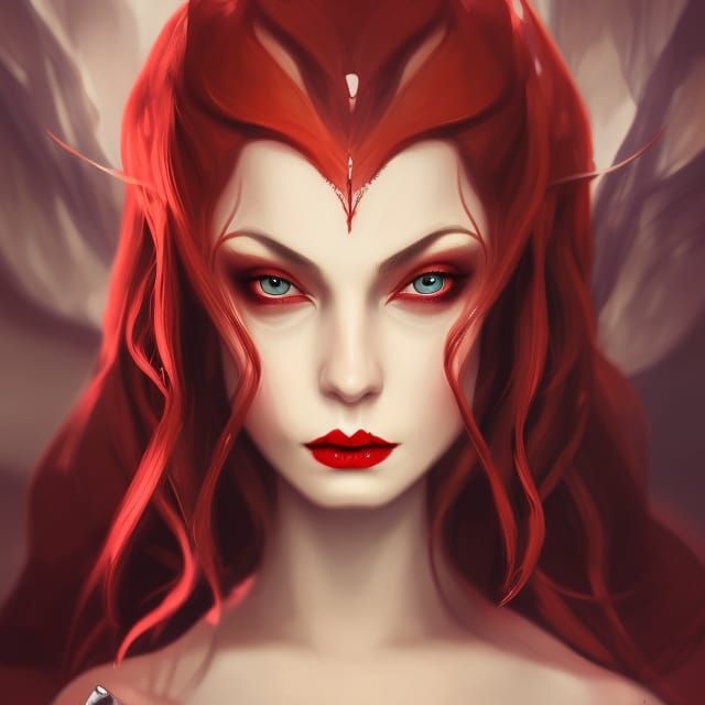 Elven vampire 3' - AI Generated Artwork - NightCafe Creator