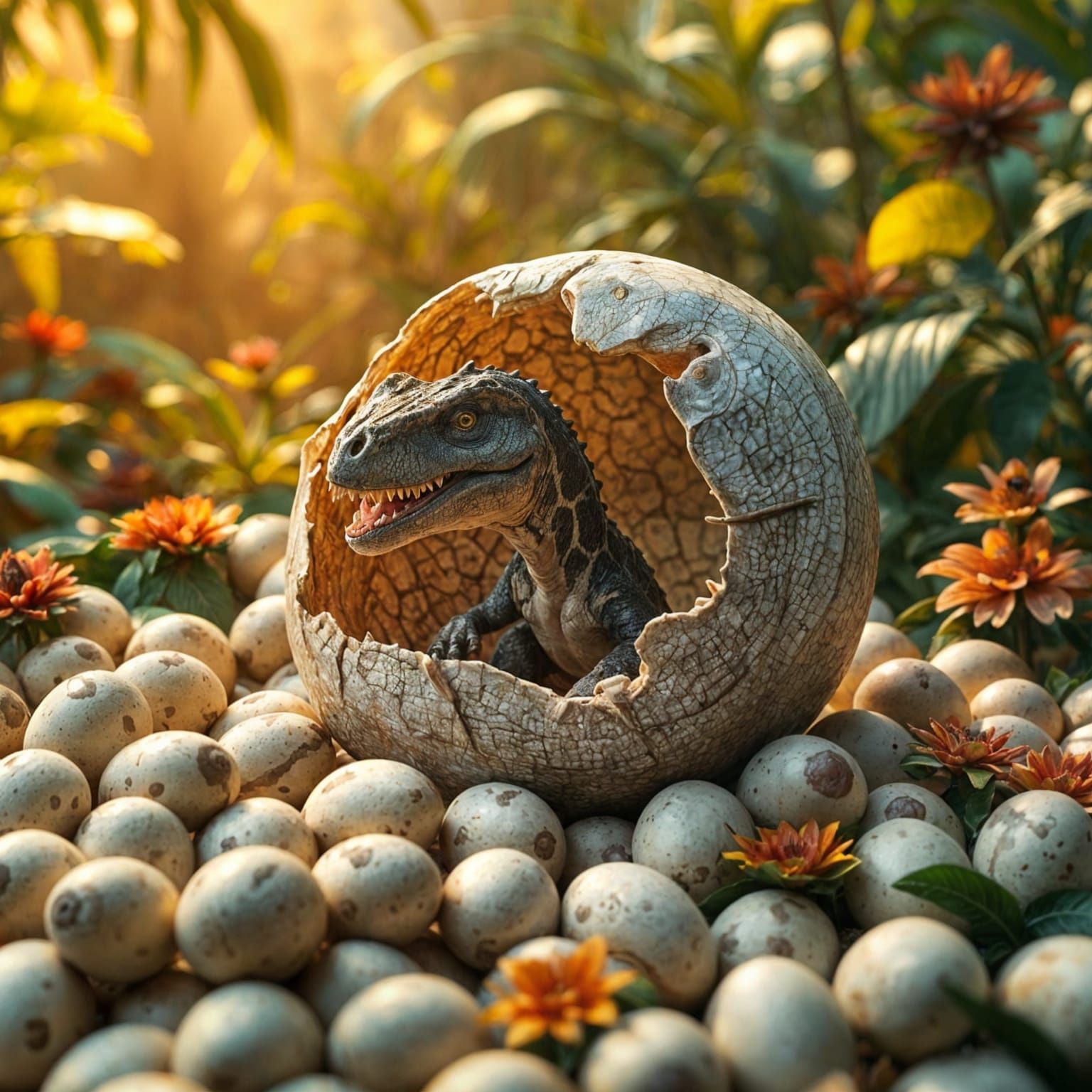 Baryonyx Hatchling  by @Phil