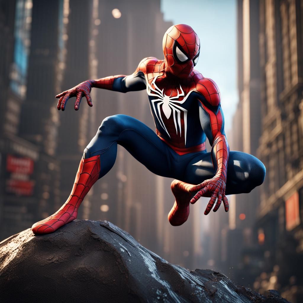 The 'unusual' spiderman - AI Generated Artwork - NightCafe Creator