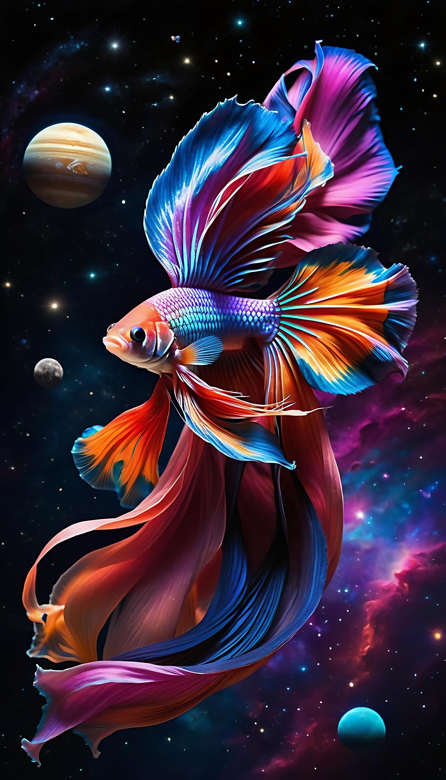 Galactic Betta  by @Schmooz