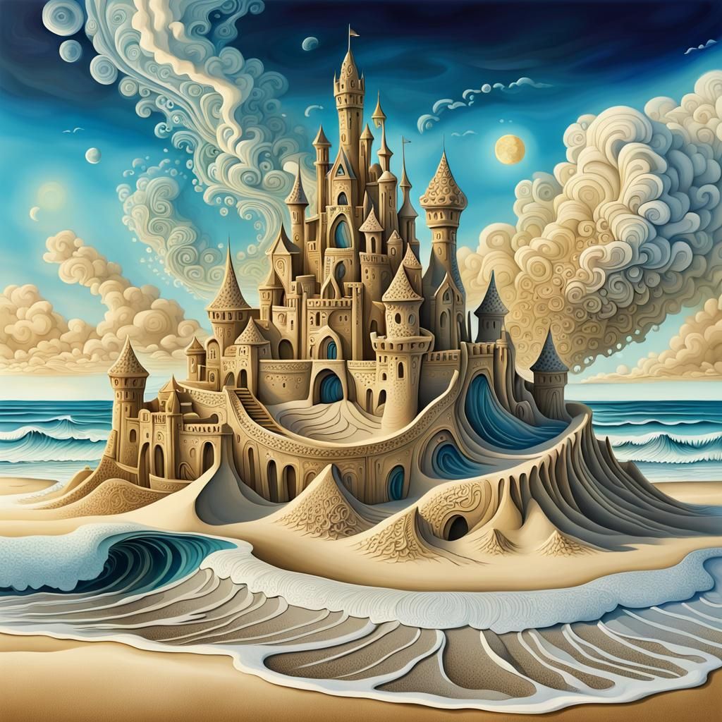 Sand Castle  by @AlfredStephen