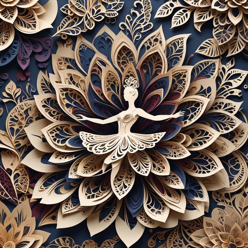 The Ballet Flower.  by @Omimimo