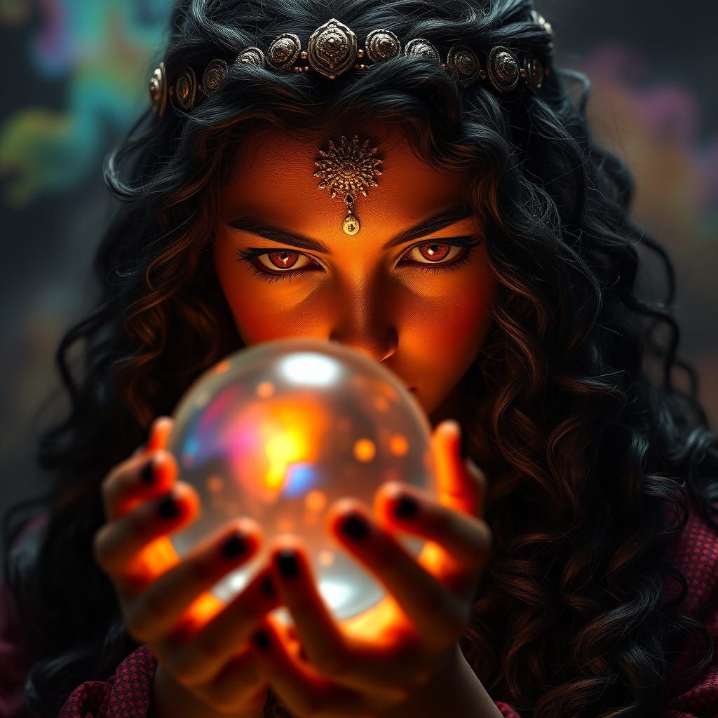 Mystische Wahrsagerin 