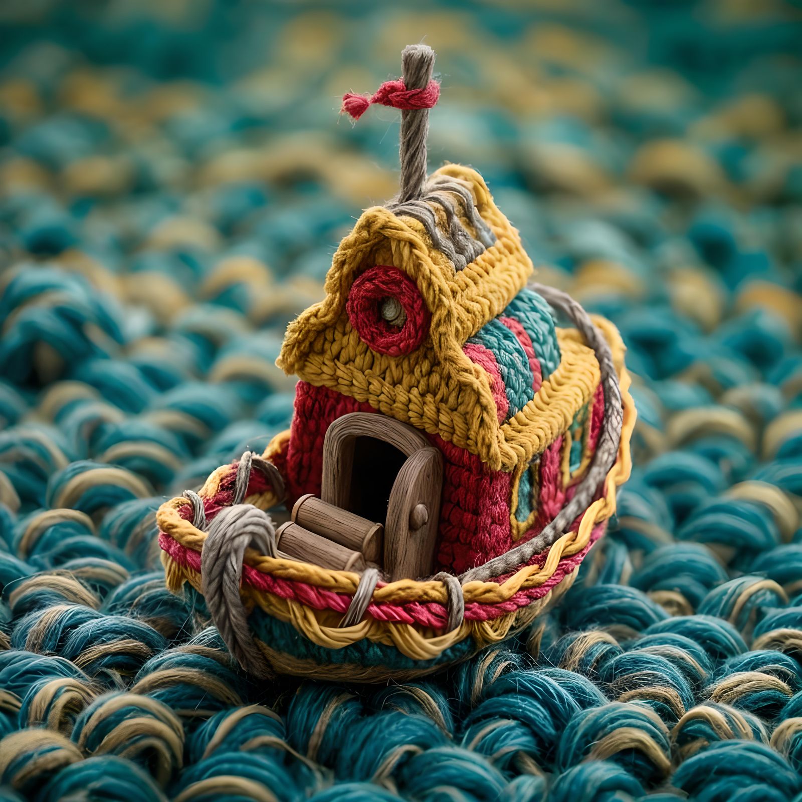 Woolen Houseboat  by @KashmirMan