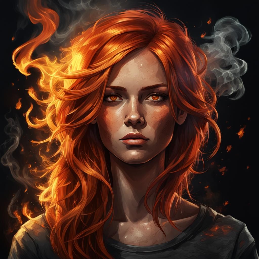 De feu.