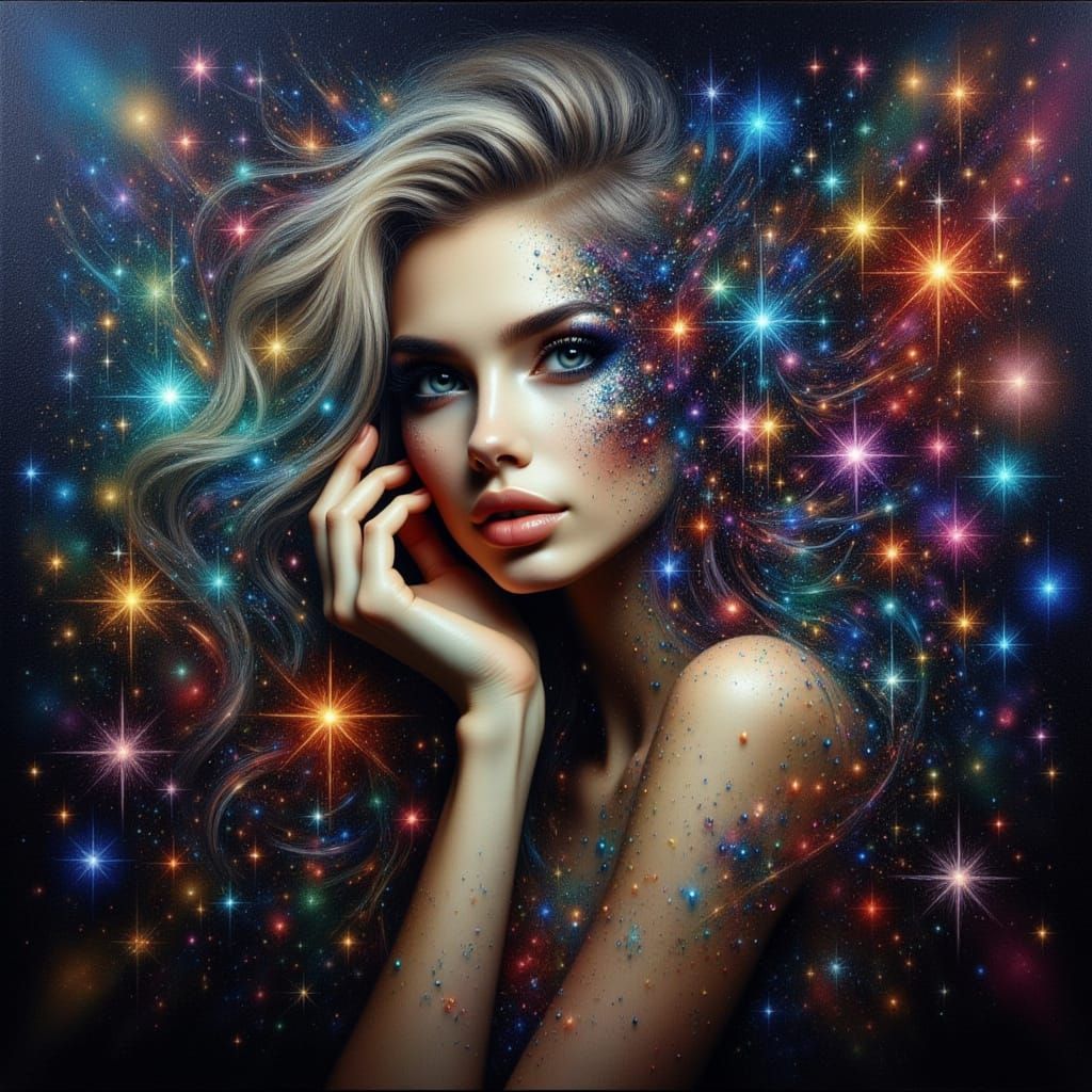 <lora:SparklePortraits:1.0> Portrait beautiful gorgeous beautiful when she is gorgeous and attractive, oil on canvas detailed surreal 

made...