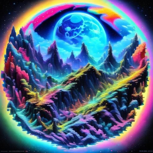 <lora:TLF:1.0> 3D Glitch Art