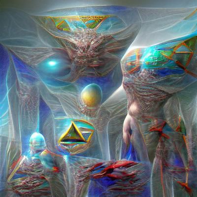 4th dimensional beings - AI Generated Artwork - NightCafe Creator