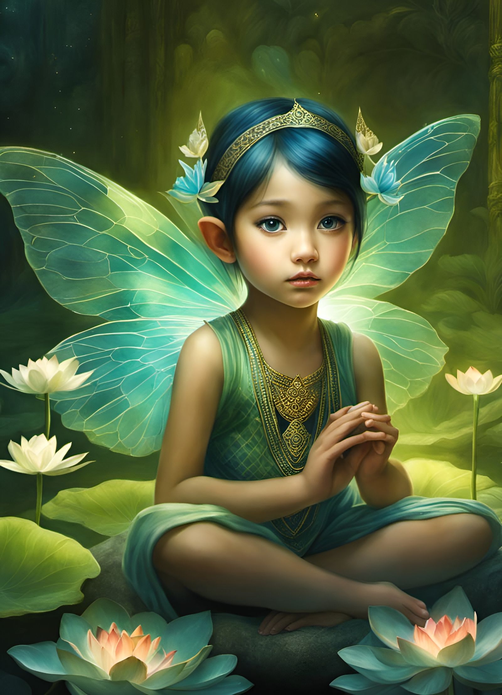 Waterlily Nixie  by @Art of Art