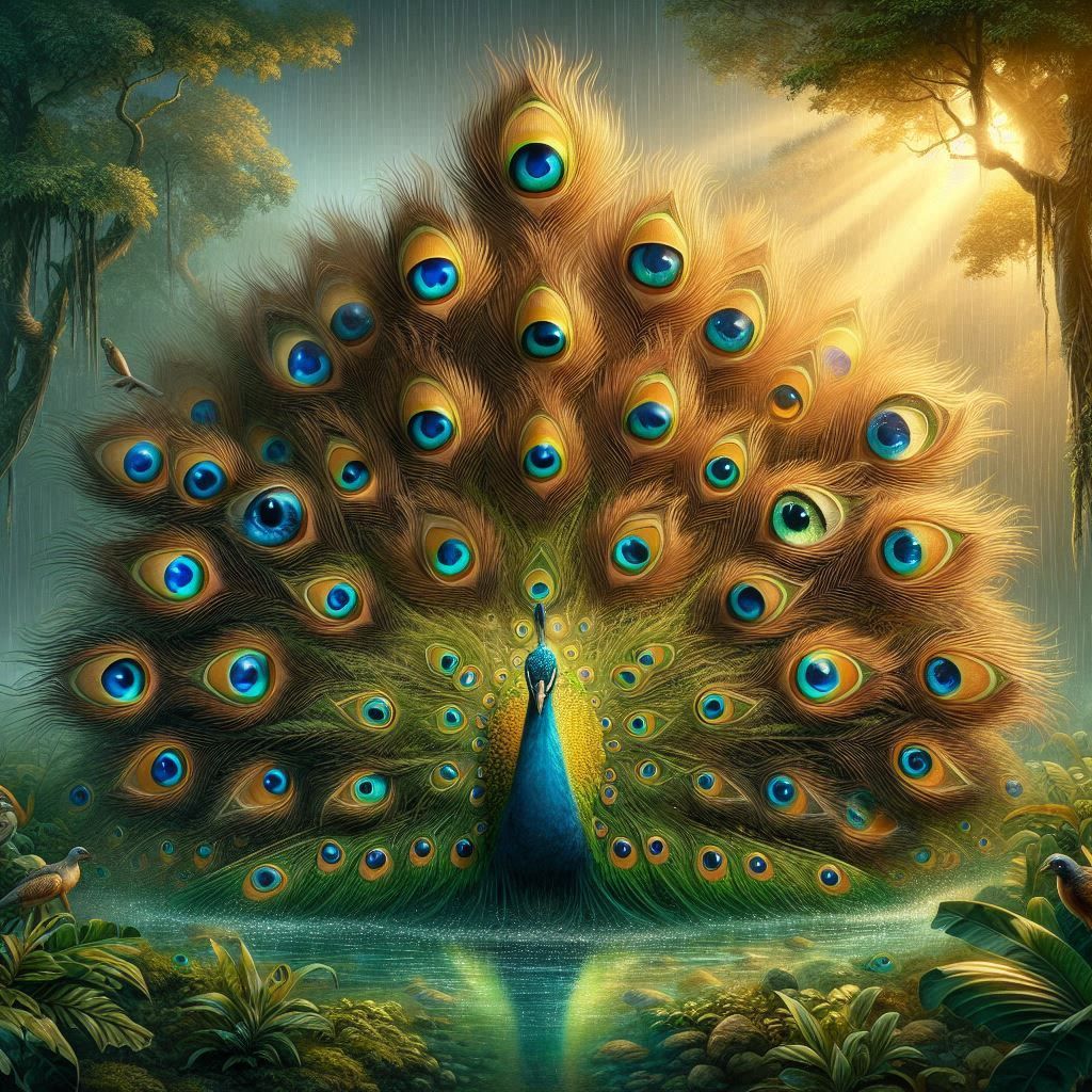 Eyes of the Peacock: Emotions in Every Feather