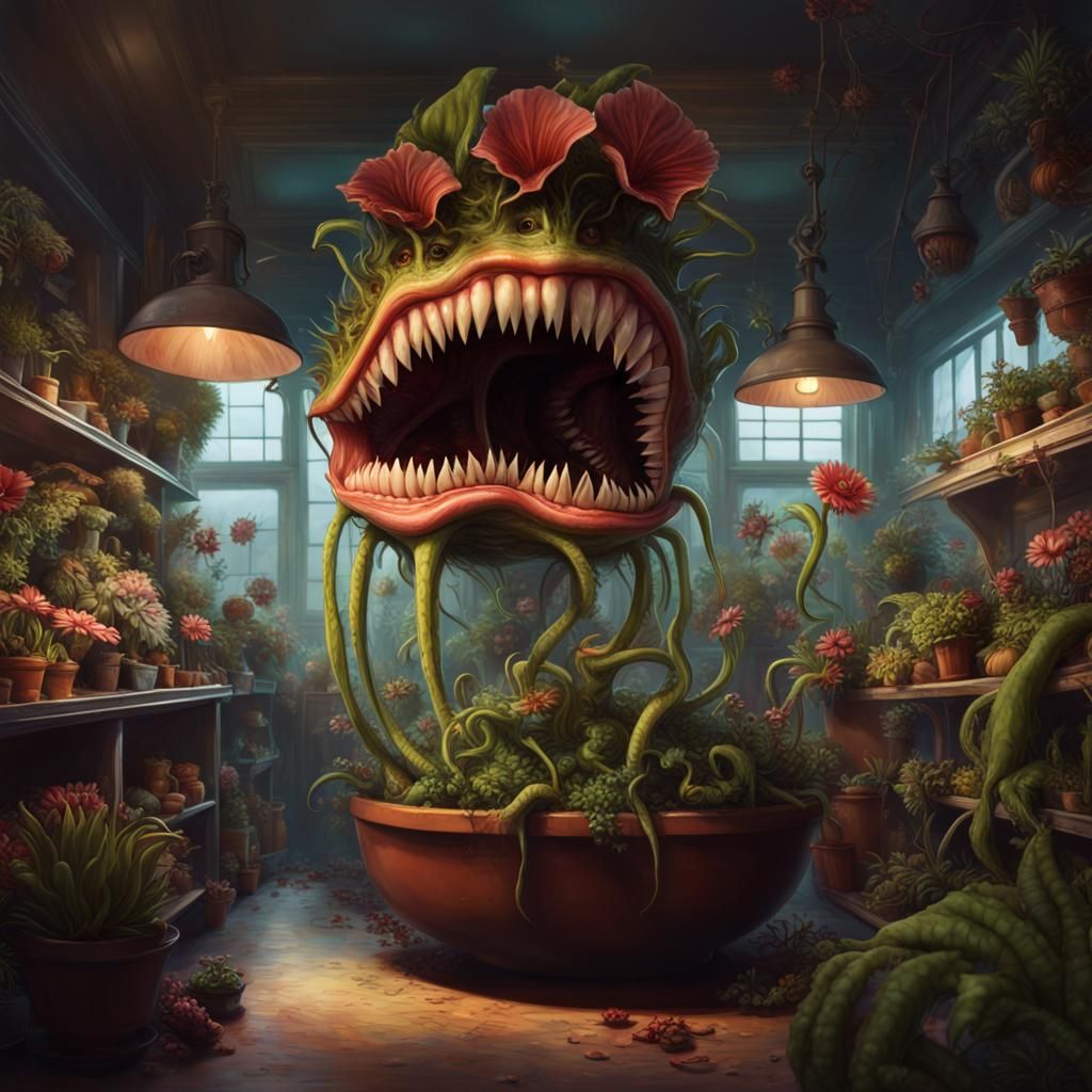 Magical Plant from Little Shop of Horrors   by @Caz Prophetess