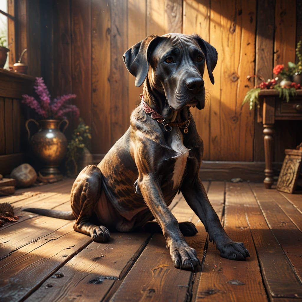 He will always be the baby puppy...  by @Spring Tide