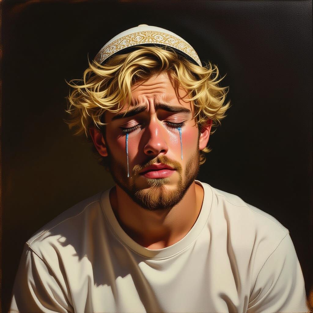 Blonde Man Cries to God Over Breakup