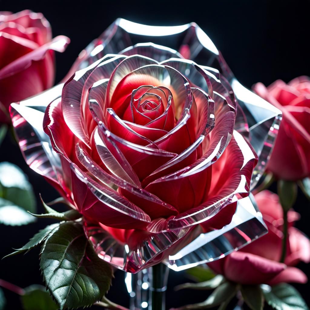 Crystal rose  by @Mike Ritchie