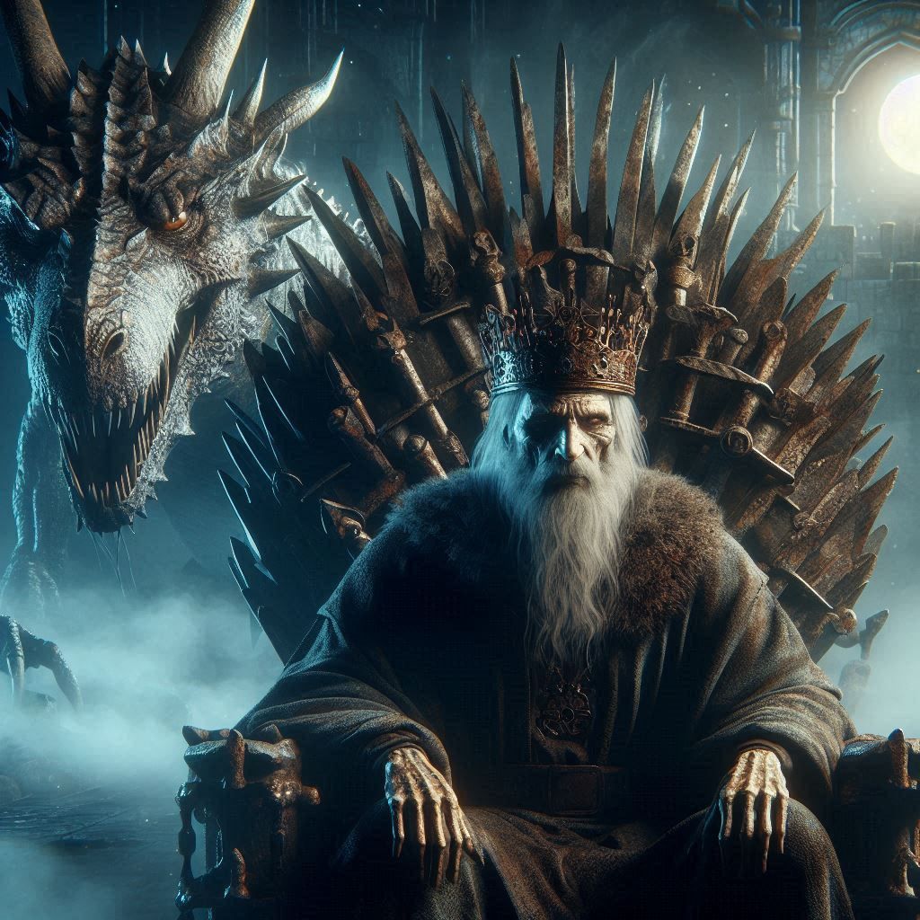 The old king and the castle keeper