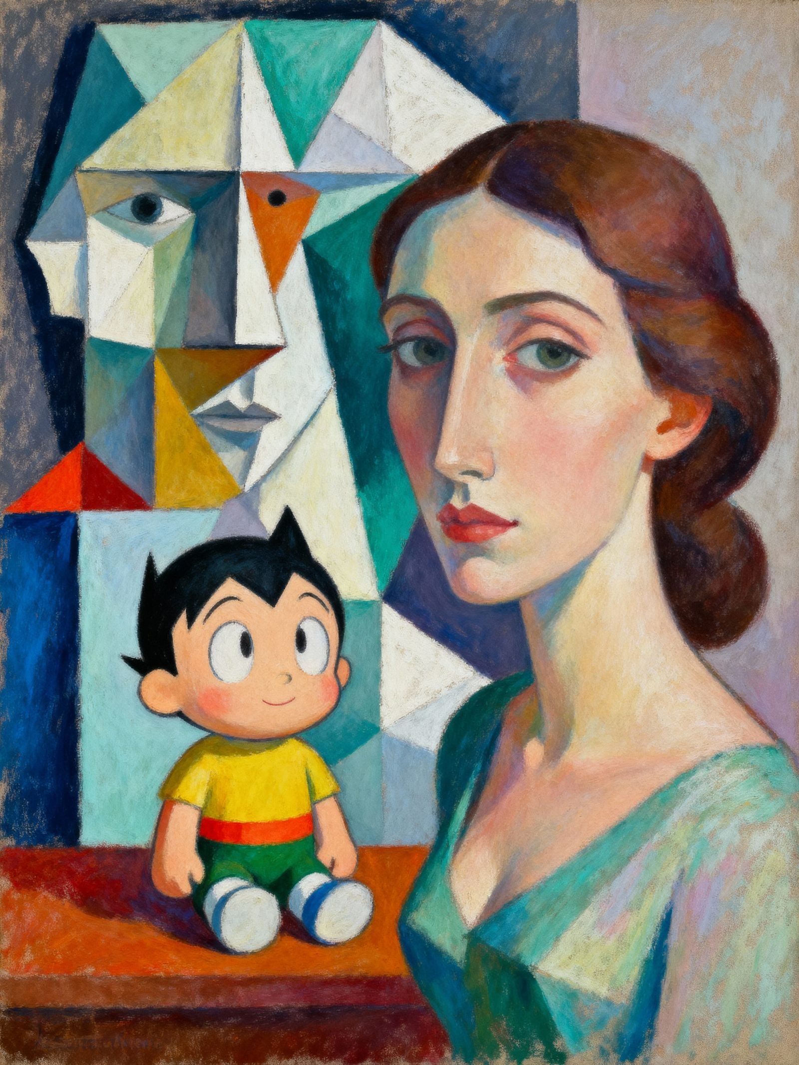 Pablo Picasso Pendleton Ward Pino Daeni photorealism pastels  by @Bera