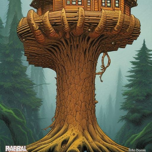 Log fortress