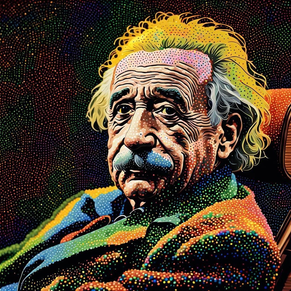 Genius in Dots  by @Mr Generic