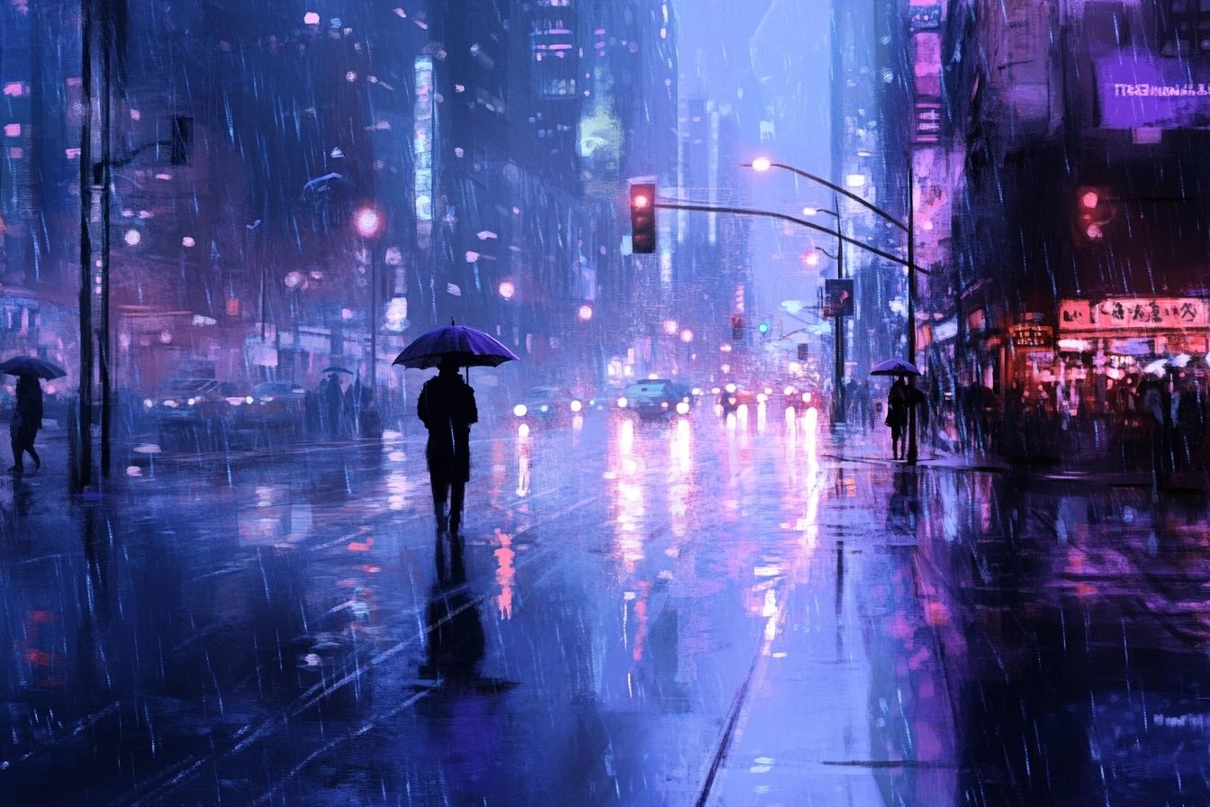 City in the Rain