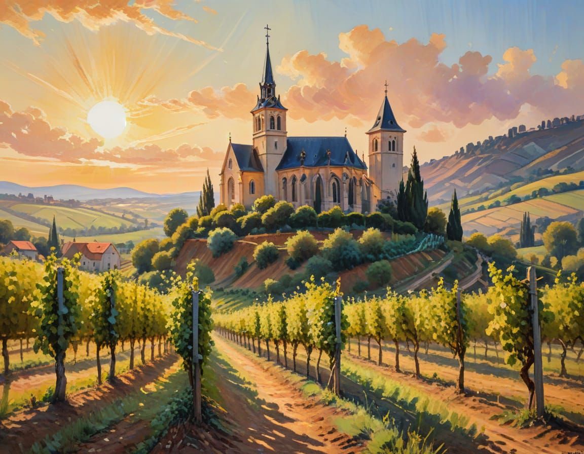 Alsatian vineyard  by @JBrosque