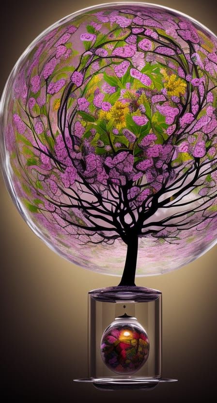 Glass of tree